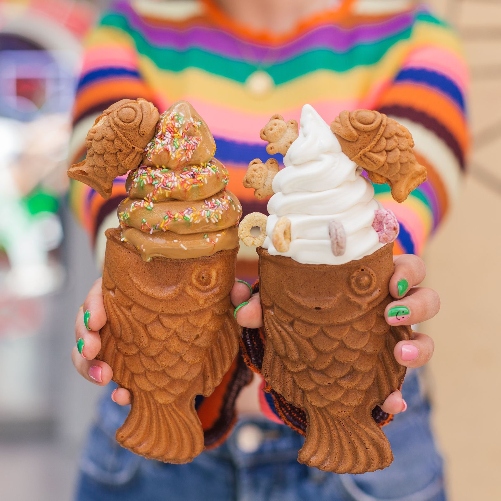 Creaciones de la heladería La Pecera