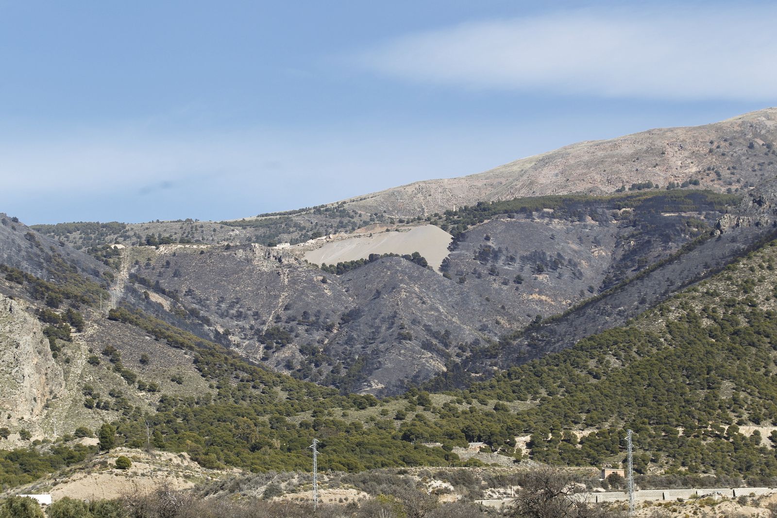 Fotogalería incendio forestal de Castala, Berja y Dalías.