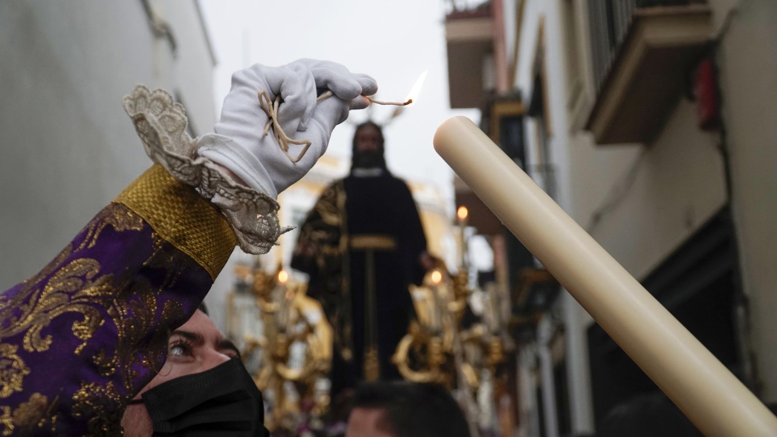 Imágenes del traslado del Beso de Judas
