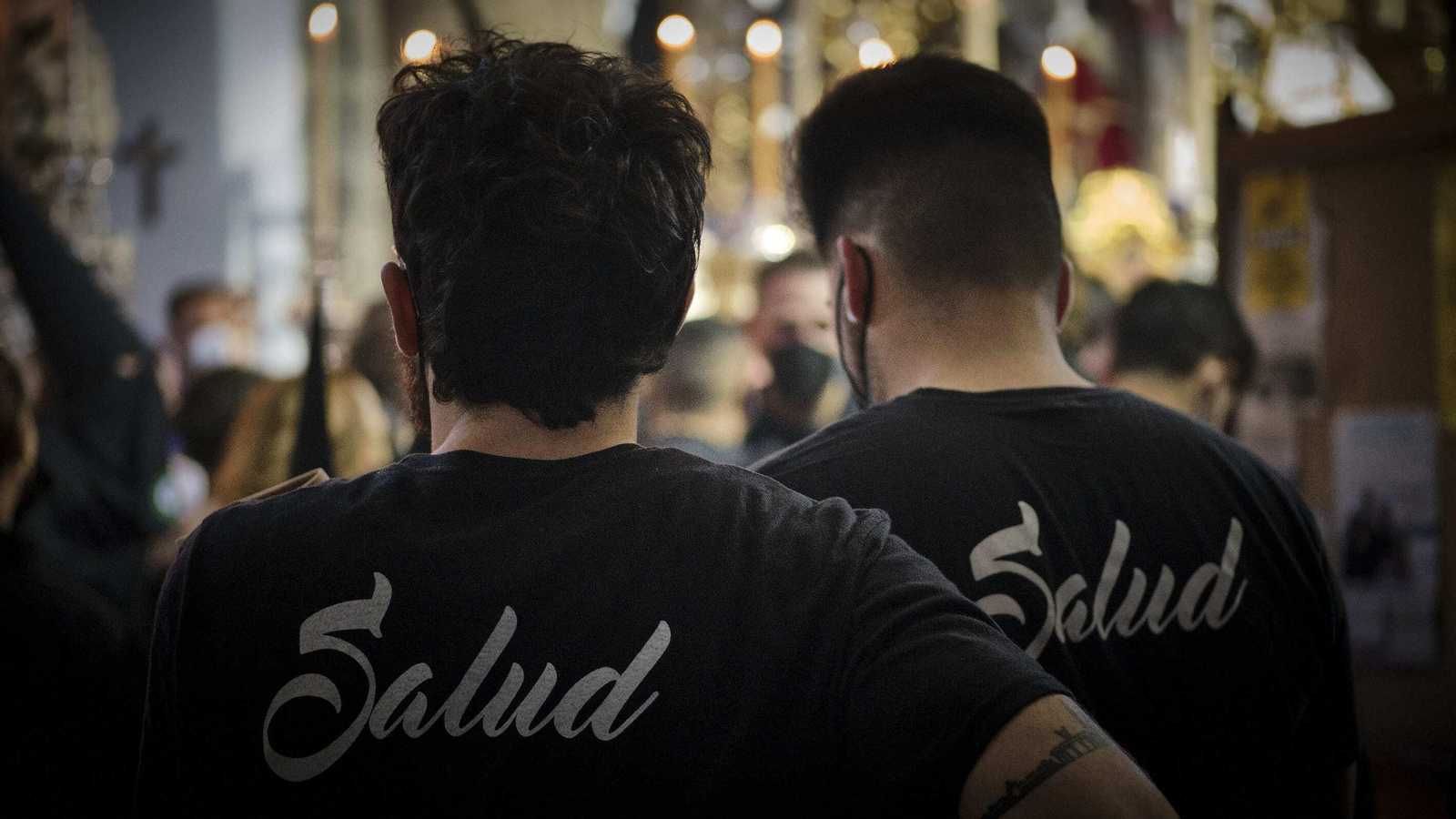 Sanidad suspende su salida procesional, los hermanos de la cofradía realizan estación de penitencia en el interior de Santa Cruz.