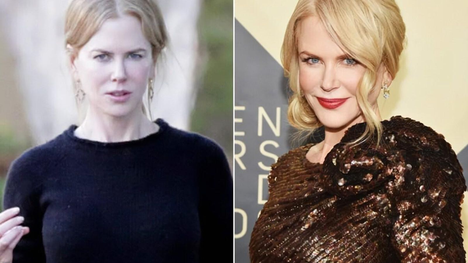 La actriz, pillada en la calle sin gota de maquillaje.