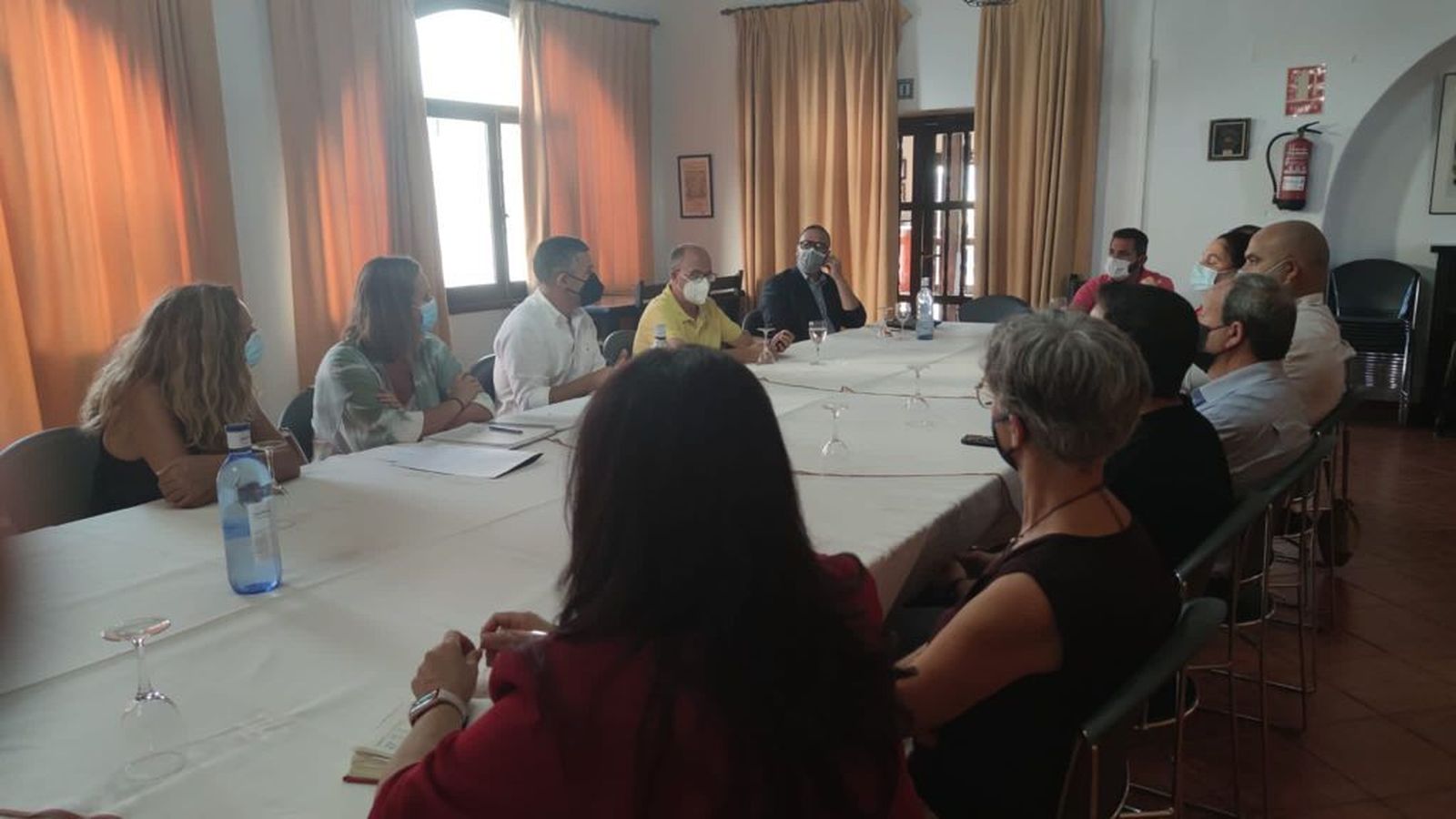 Un momento del encuentro.