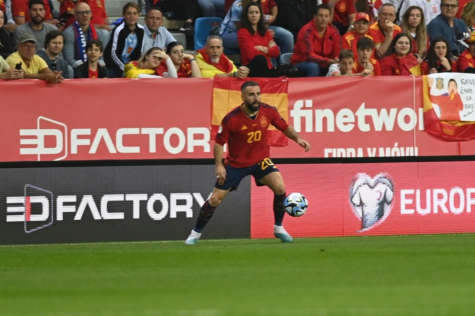 El España-Noruega de Málaga, en fotos