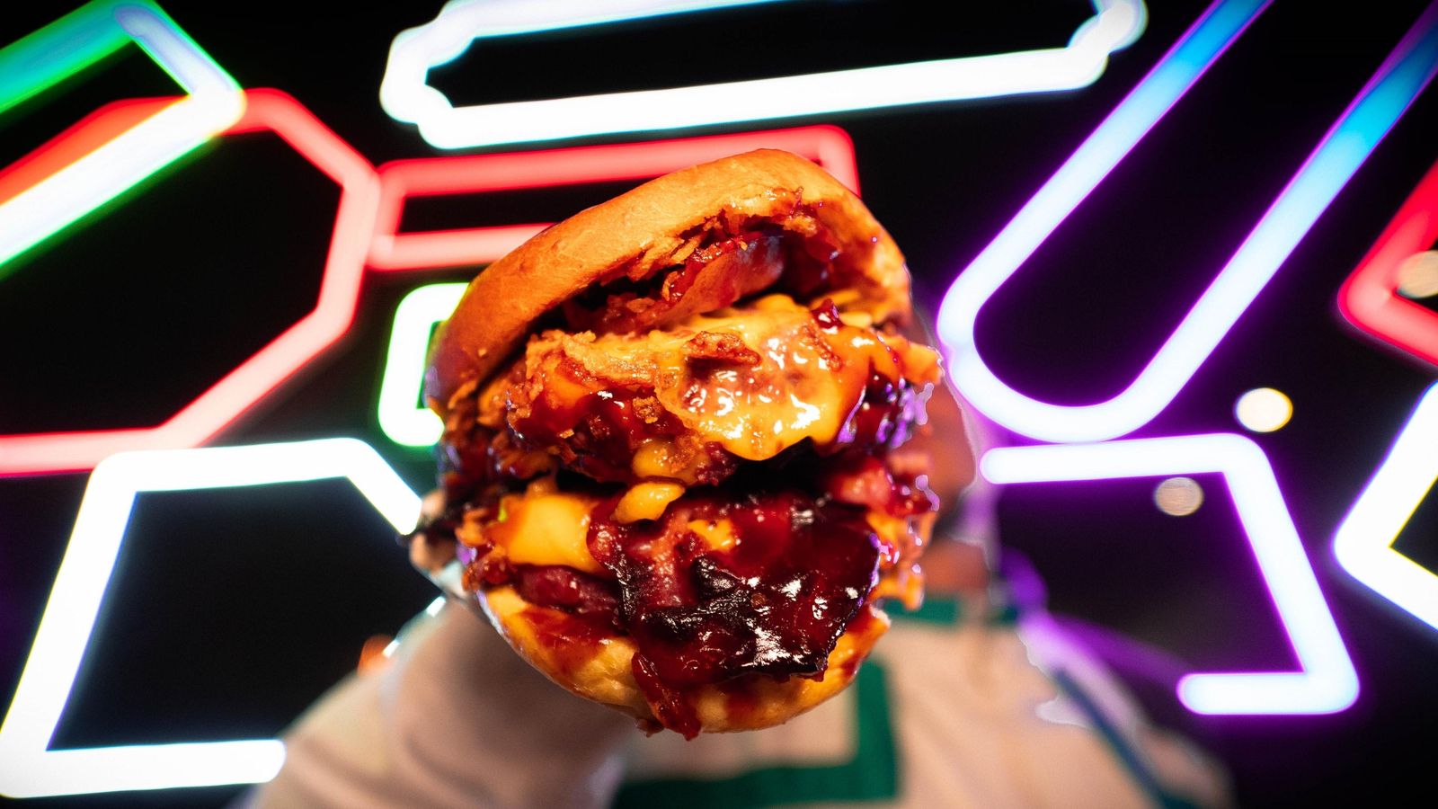 La Burger Metro con doble carne, una auténtica delicia.