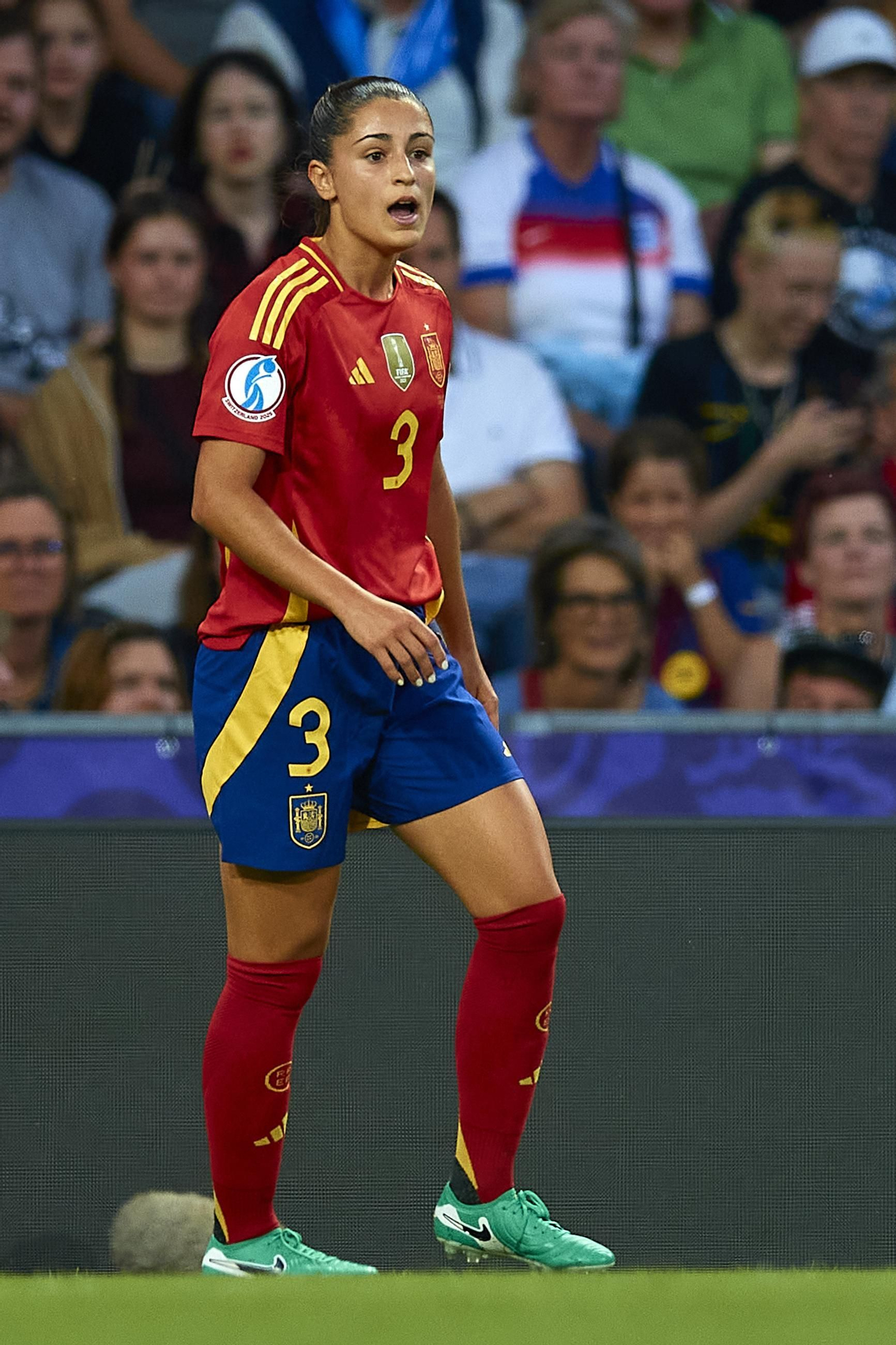 Las fotos del Italia - España de la Eurocopa femenina