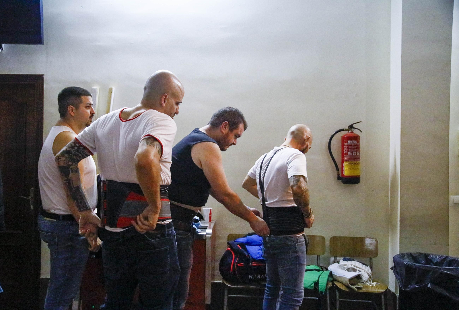 Ensayo de la hermandad de los Ángeles de la ciudad de Almería, en imágenes