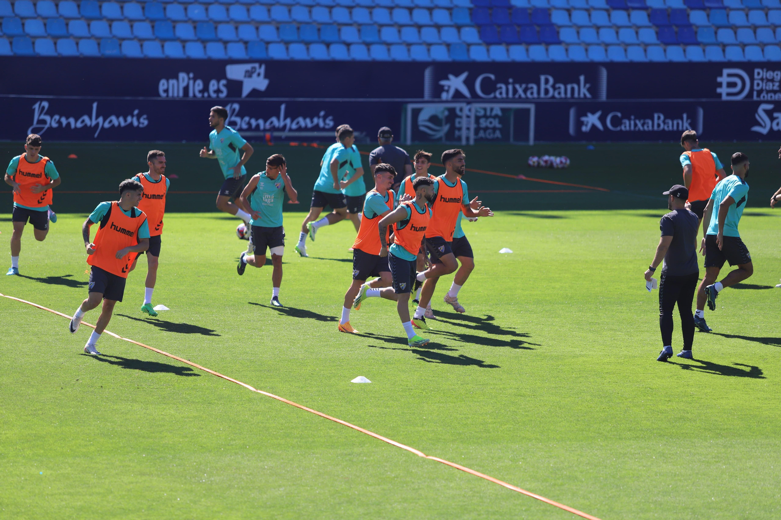 Las fotos del último entrenamiento del Málaga de la temporada