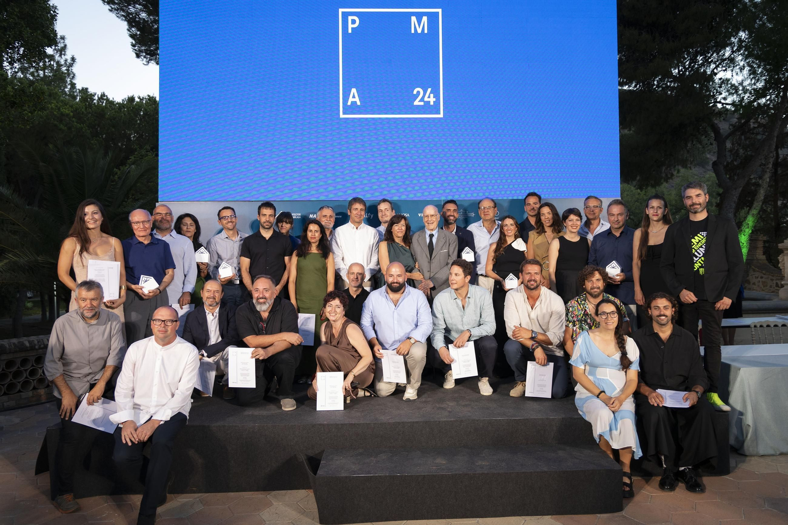Los premiados por el Colegio de Arquitectos de Málaga
