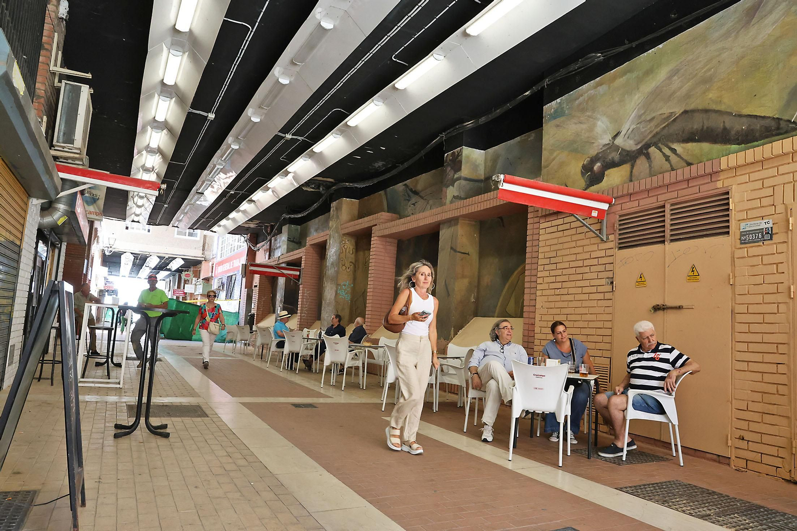 Pasaje Antonio Machado, punto de unión entre La Merced y el centro de la ciudad