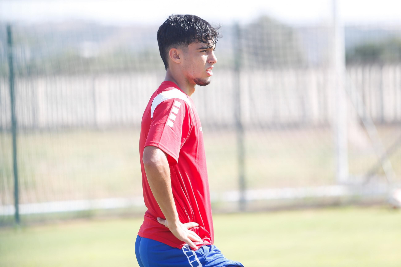 Las fotos del entrenamiento de pretemporada del Algeciras en La Menacha