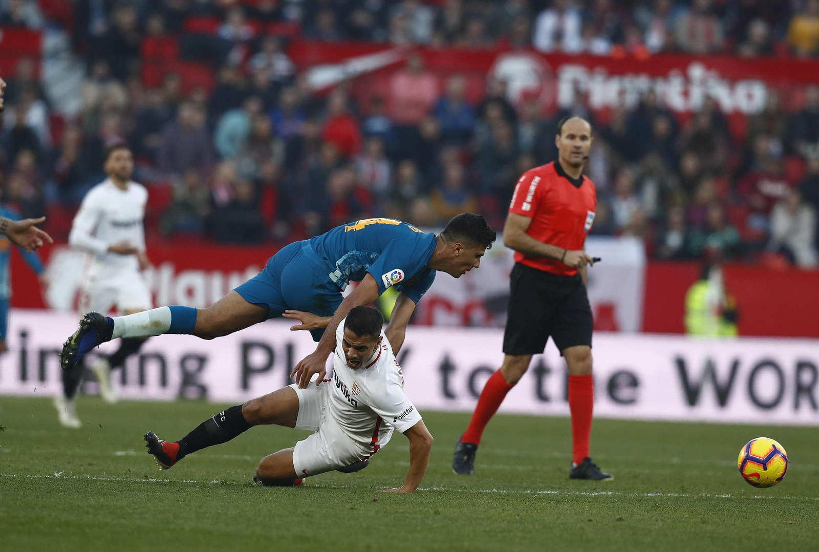 El Sevilla FC-Atlético de Madrid, en imágenes