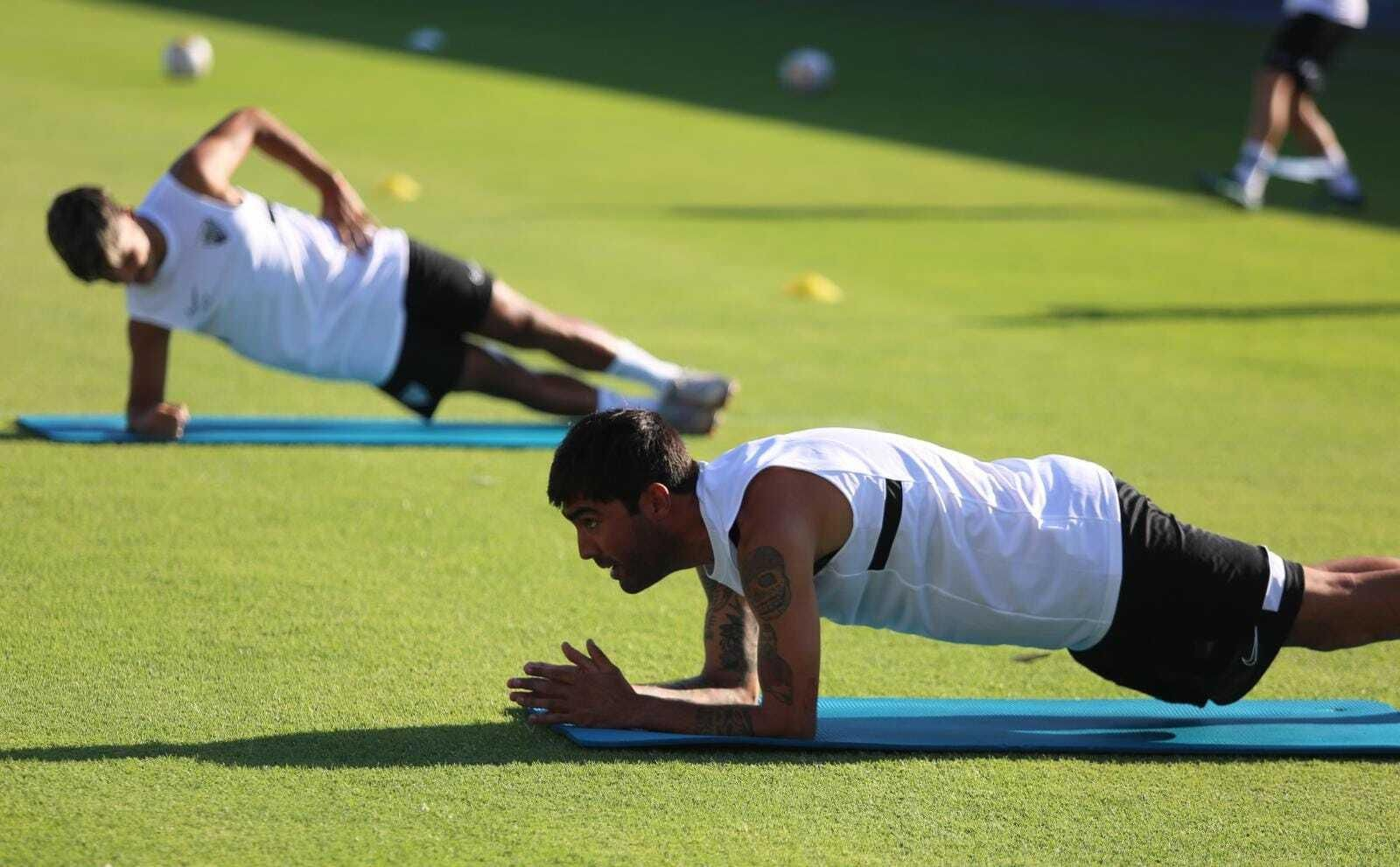 El Málaga de José Alberto ya trabaja en el césped