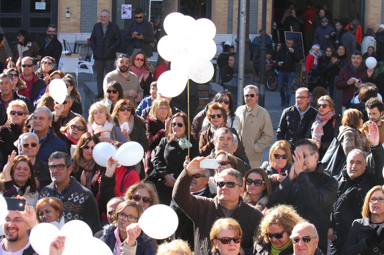 La marea blanca, en Huelva