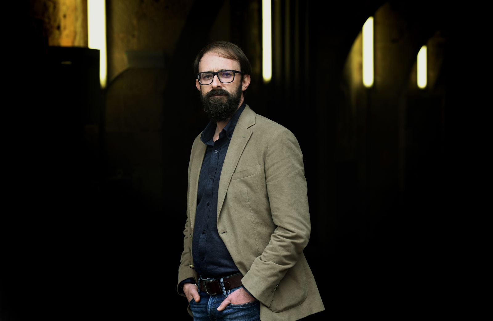 Juan Manuel Gil, escritor almeriense que presenta hoy su última obra ‘Trigo limpio’.