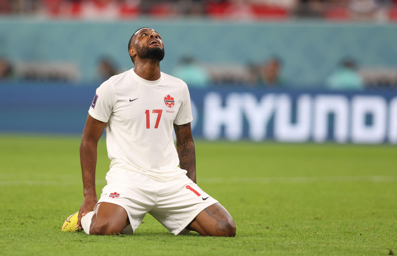 Las imágenes del Bélgica - Canadá en el Mundial de Qatar