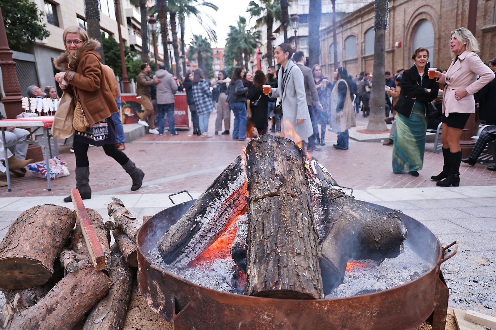 Imágenes de la Zambomba en el Paseo de Santa Fe