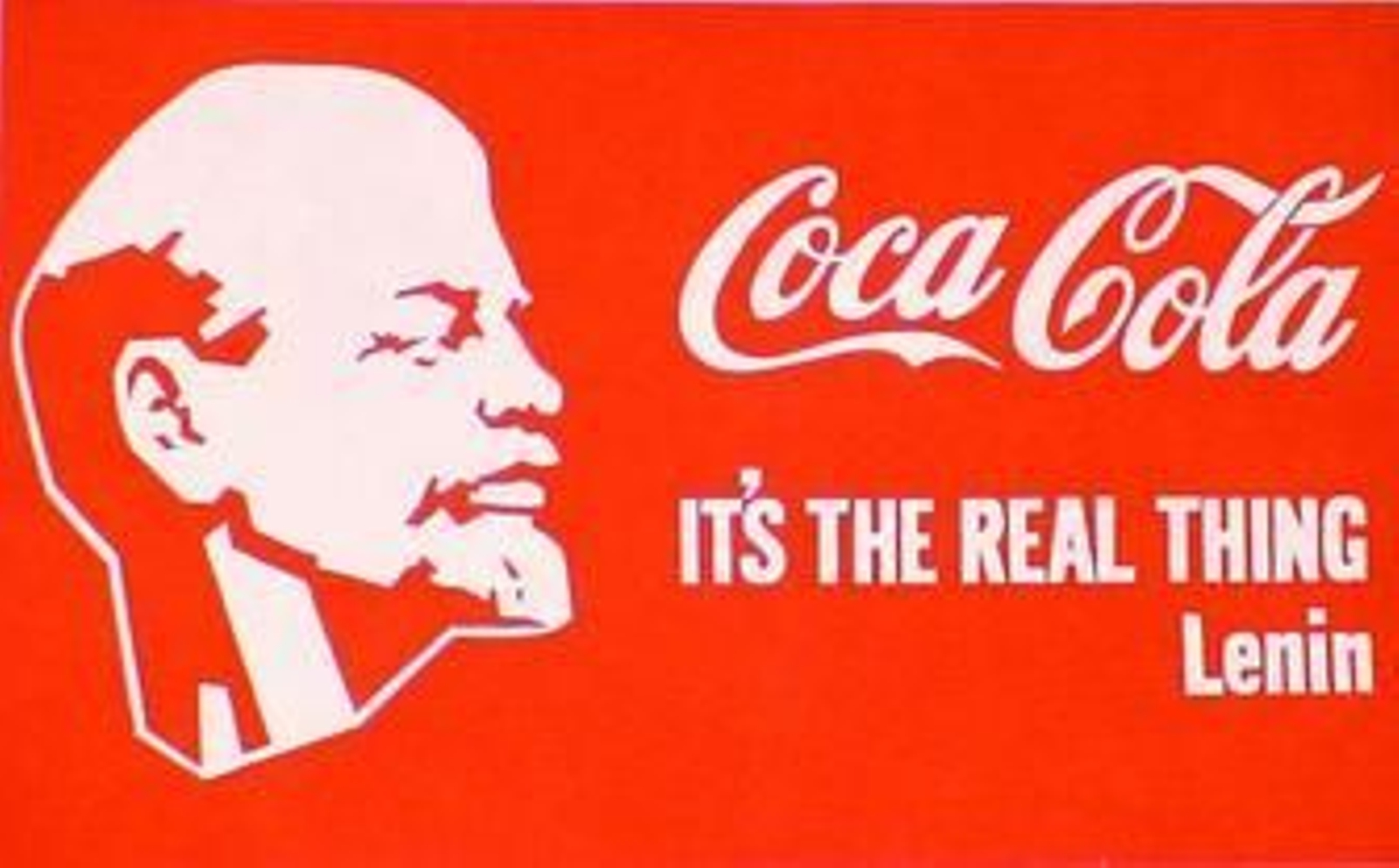 Lenin, confrontado a la imagen más tópica del Capitalismo.