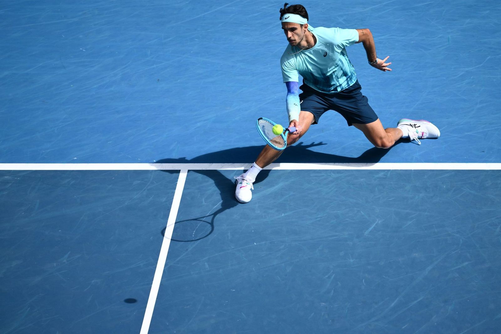 Las fotos de la retirada de Musetti ante Djokovic y del resto de cuartos de final