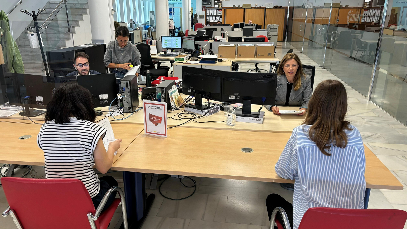 Área de empleo de Cámara de Comercio.