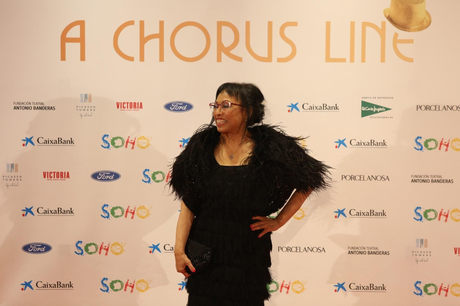 La alfombra roja de la inauguración del Teatro del Soho.