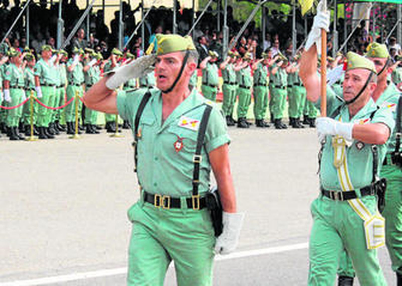 El teniente coronel Antonio Armada manda la VII Bandera del Tercio D. Juan de Austria, 3º de La Legión.