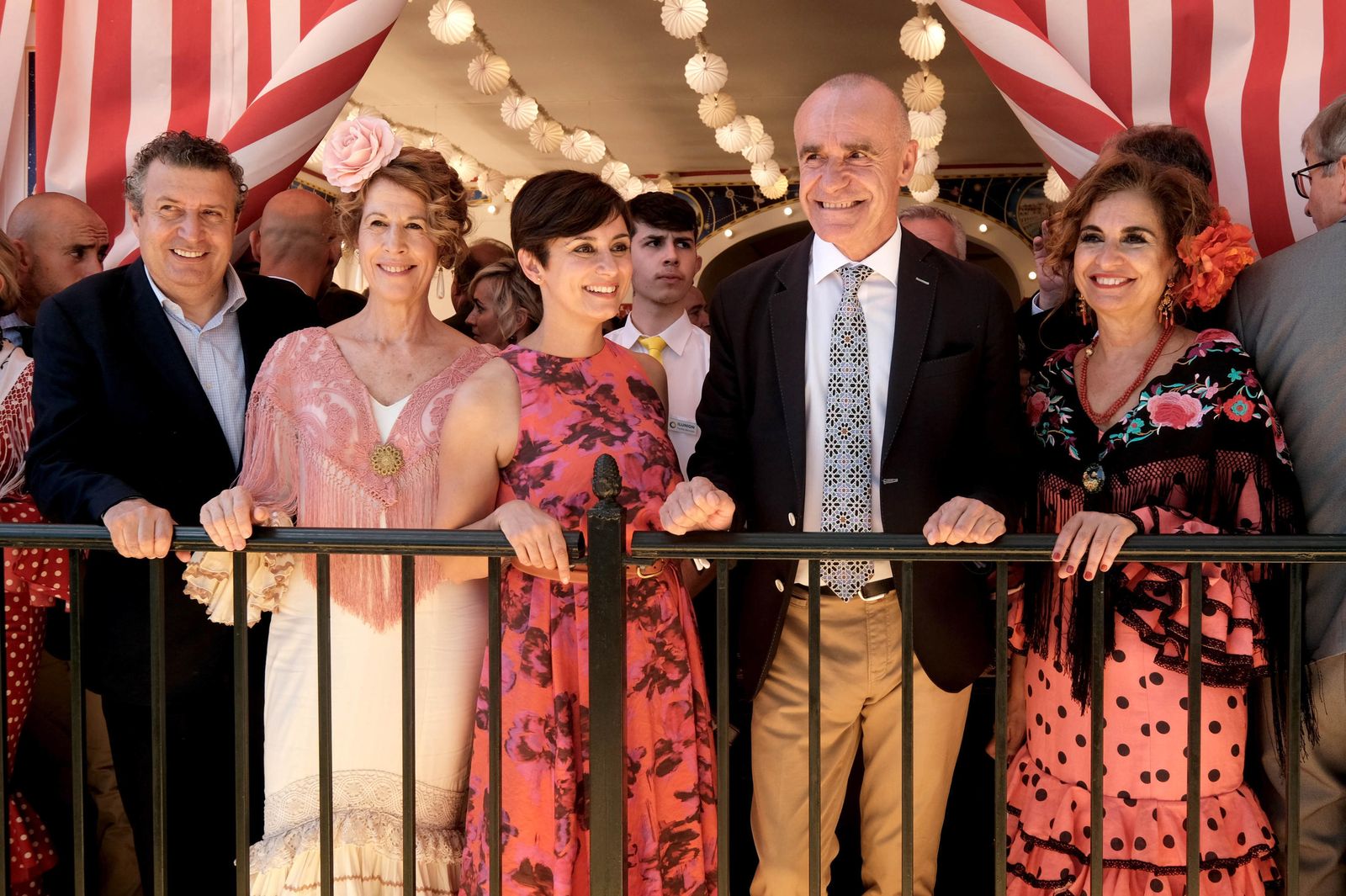 La recepción en la caseta de la Cadena Ser en la Feria de Abril, en imágenes