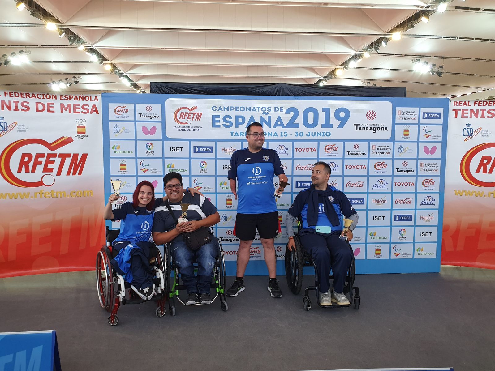 Cristina Rubio, David Pavía, Pedro Alberto Fernández y David Navarrete.