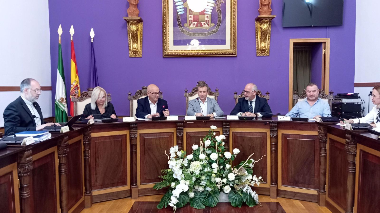 El alcalde, Julio Millán, preside la Junta Local de Seguridad.