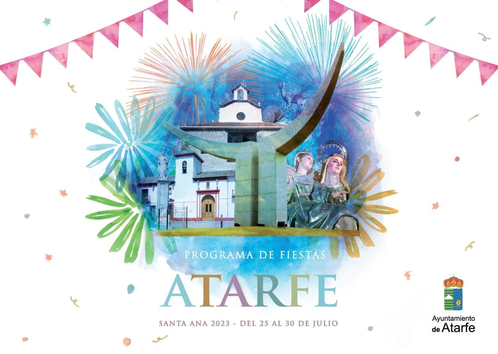Cartel de las Fiestas de Atarfe.