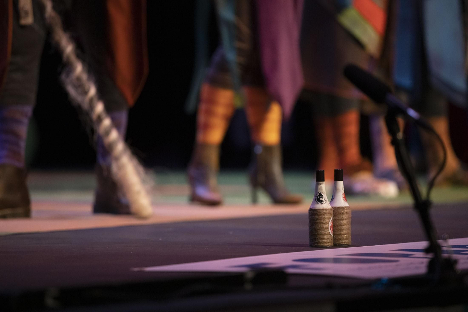 Imágenes de la actuación de la comparsa de Villalba del Alcor y Paterna  'Un mundo nuevo' en el Carnaval Colombino