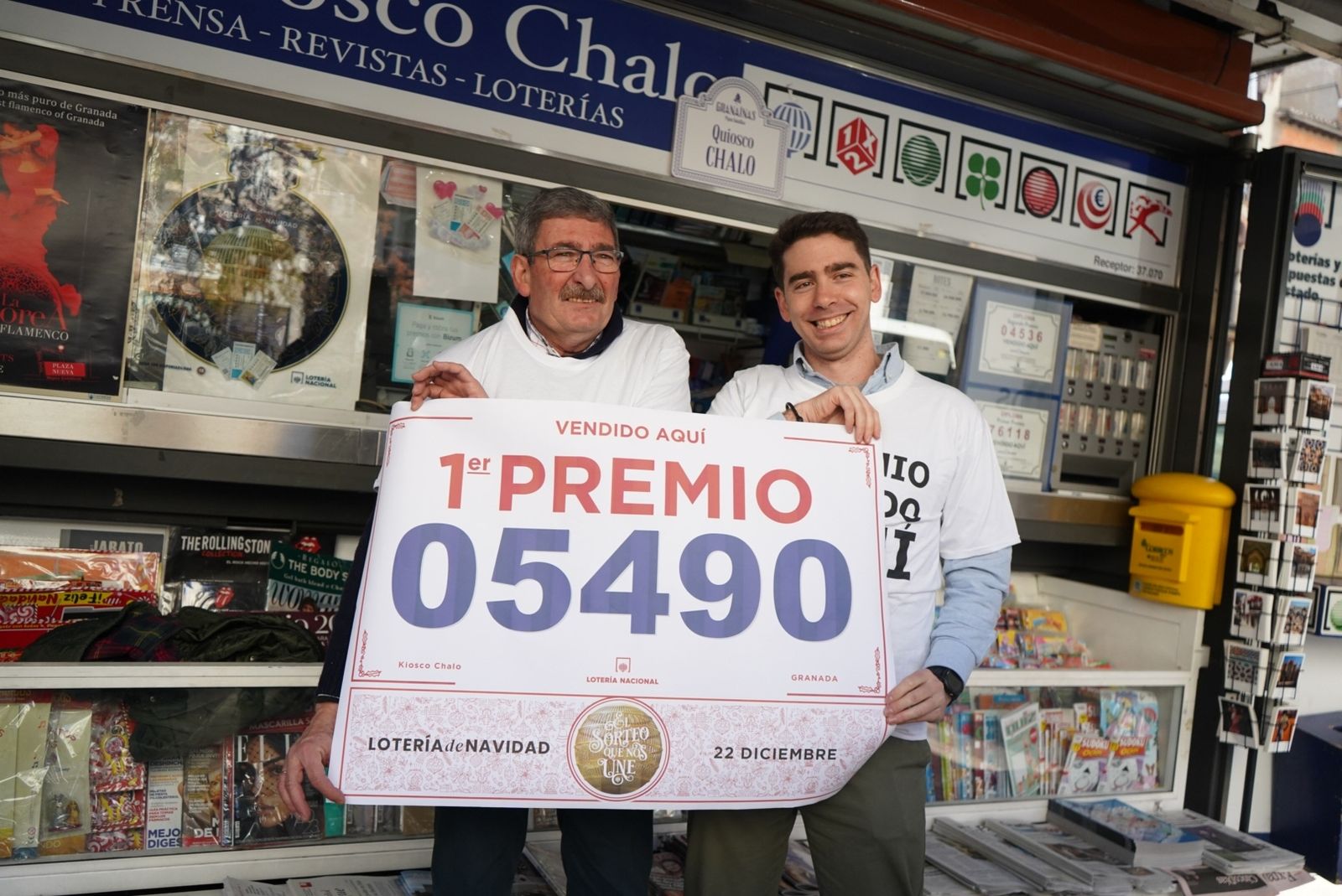 Así ha sido la celebración de los premios de la Lotería de Navidad en la provincia de Granada