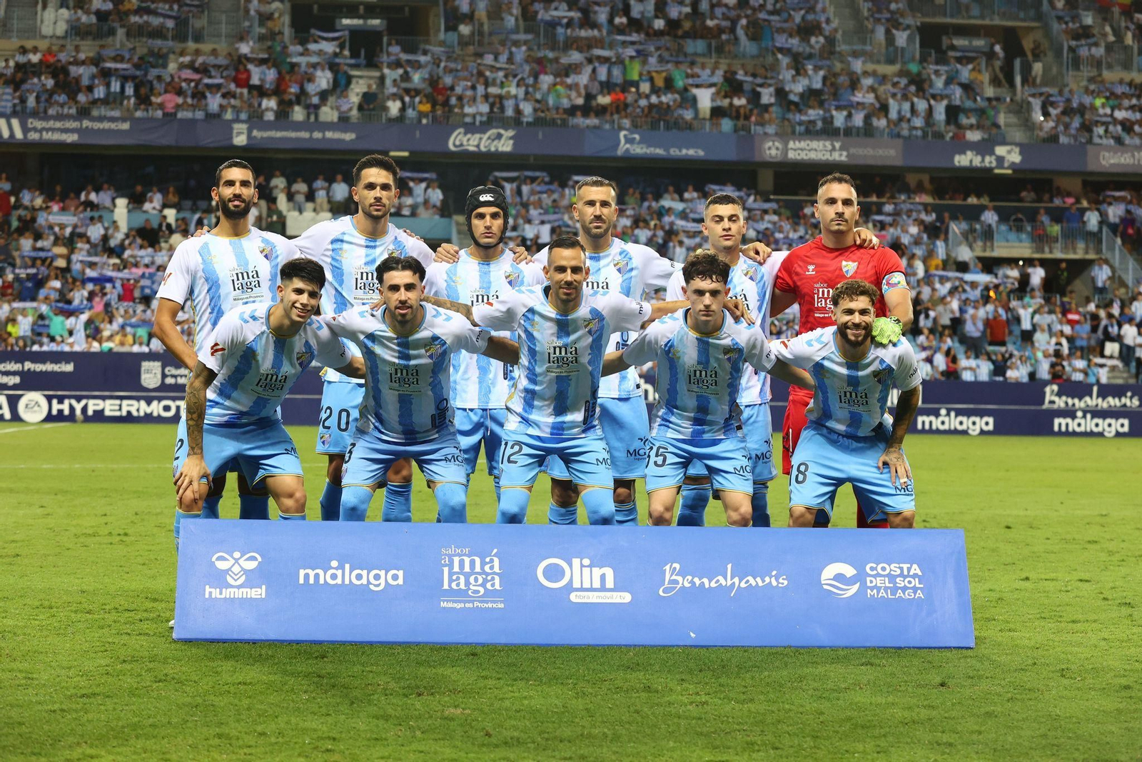 El Málaga CF - Elche, en fotos