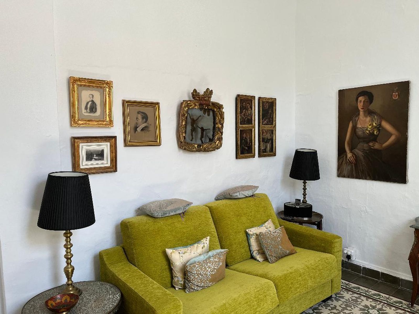 Interior de la casa.