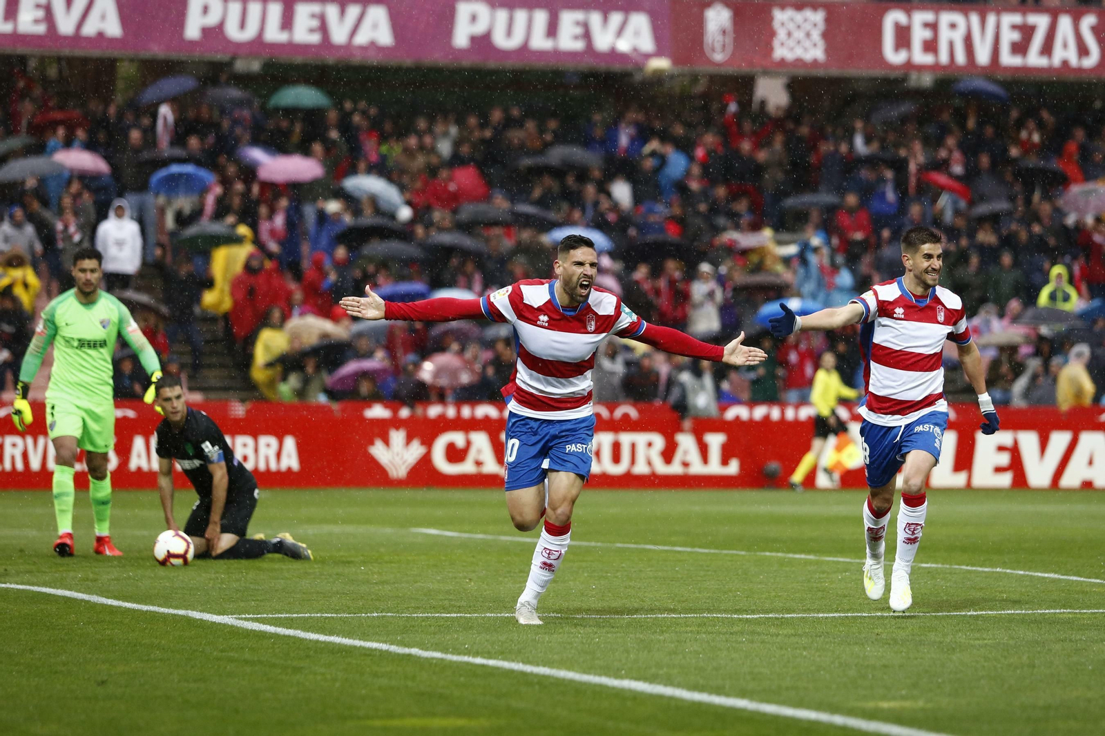 Puertas le dio la victoria al Granada CF con su gol en los primeros minutos.
