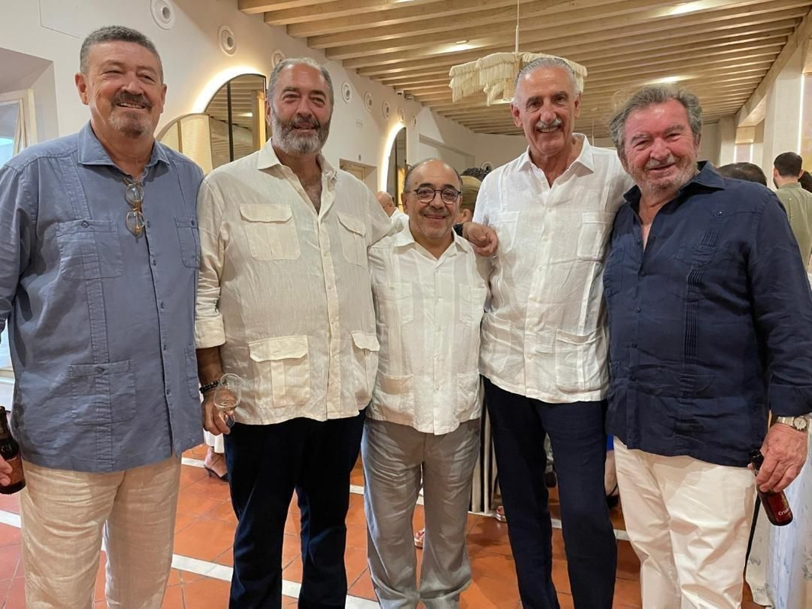 Jorge Bezares, Antonio Hernández-Rodicio, Joaquín Hernández, Manolo Gómez y Miguel Martínez Villar.