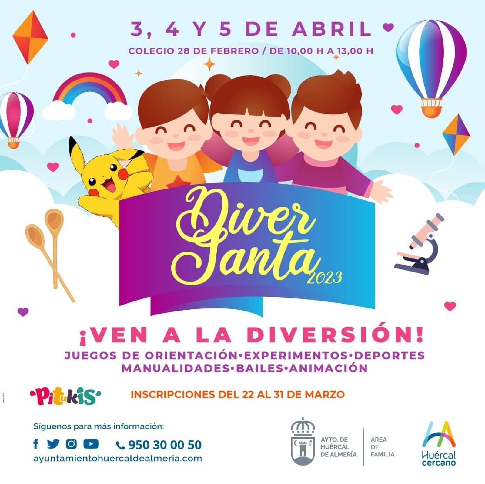 En Semana Santa, en Huércal, también hay cole