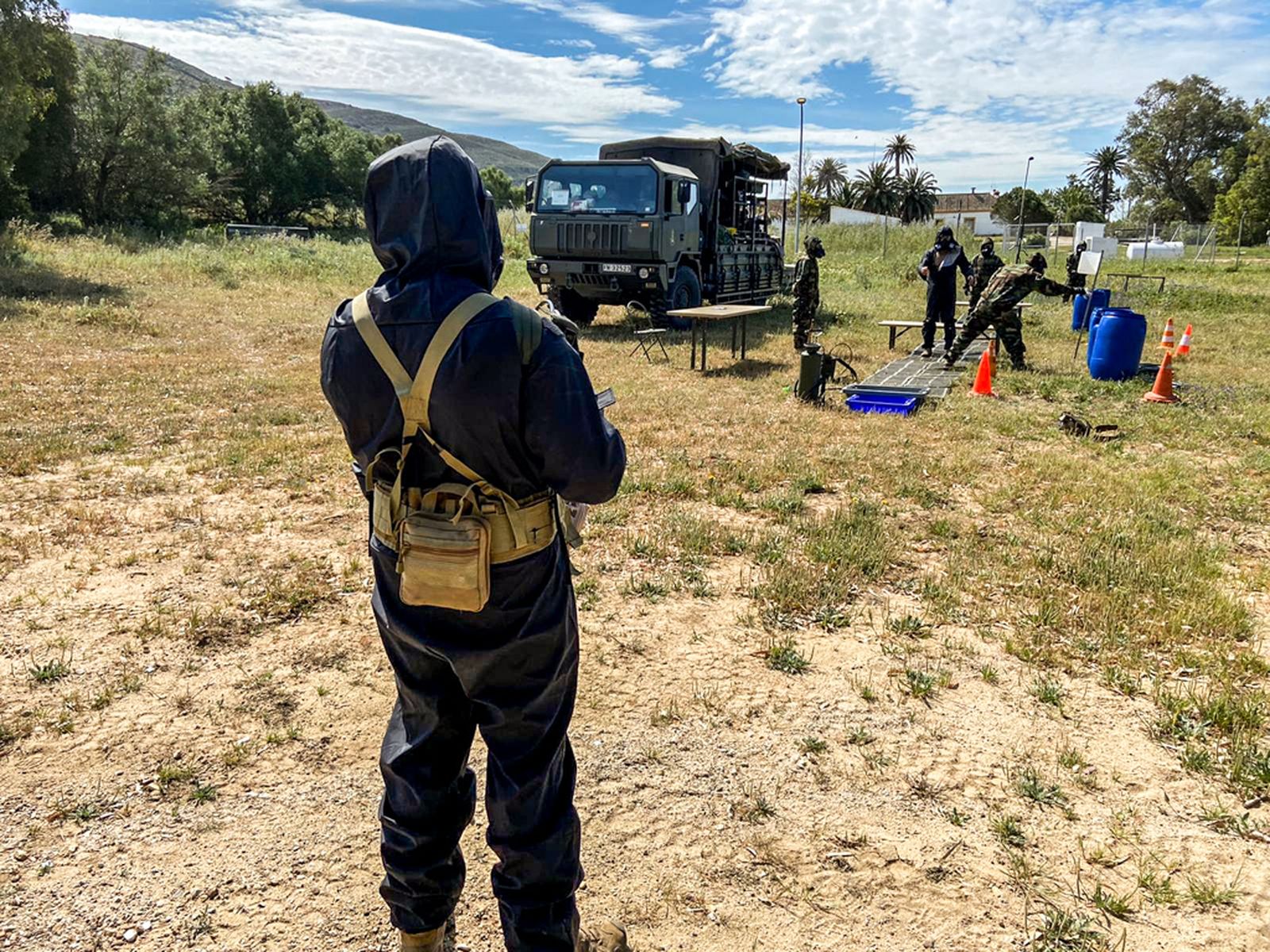 Imágenes de la Infantería de Marina en el Retín en Marfibex