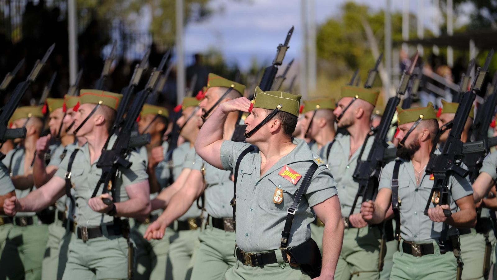 Conmemoración del Combate de Edchera en la Base Álvarez de Sotomayor de La Legión, en imágenes