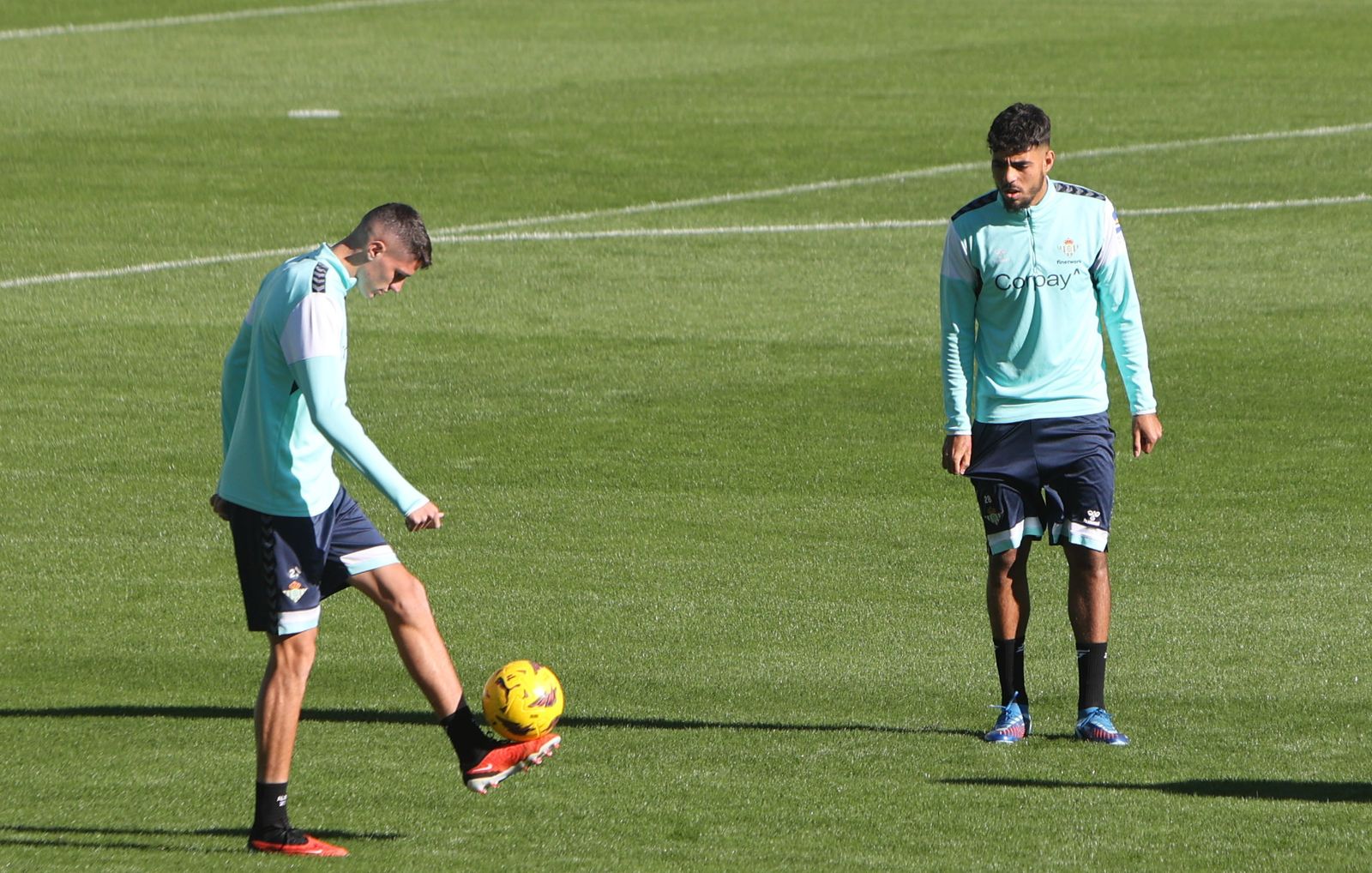 Las fotos del entrenamiento del Betis