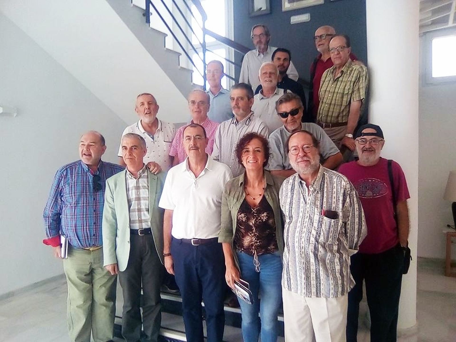 Participantes en los Encuentros Literarios que se celebran en Mojácar.