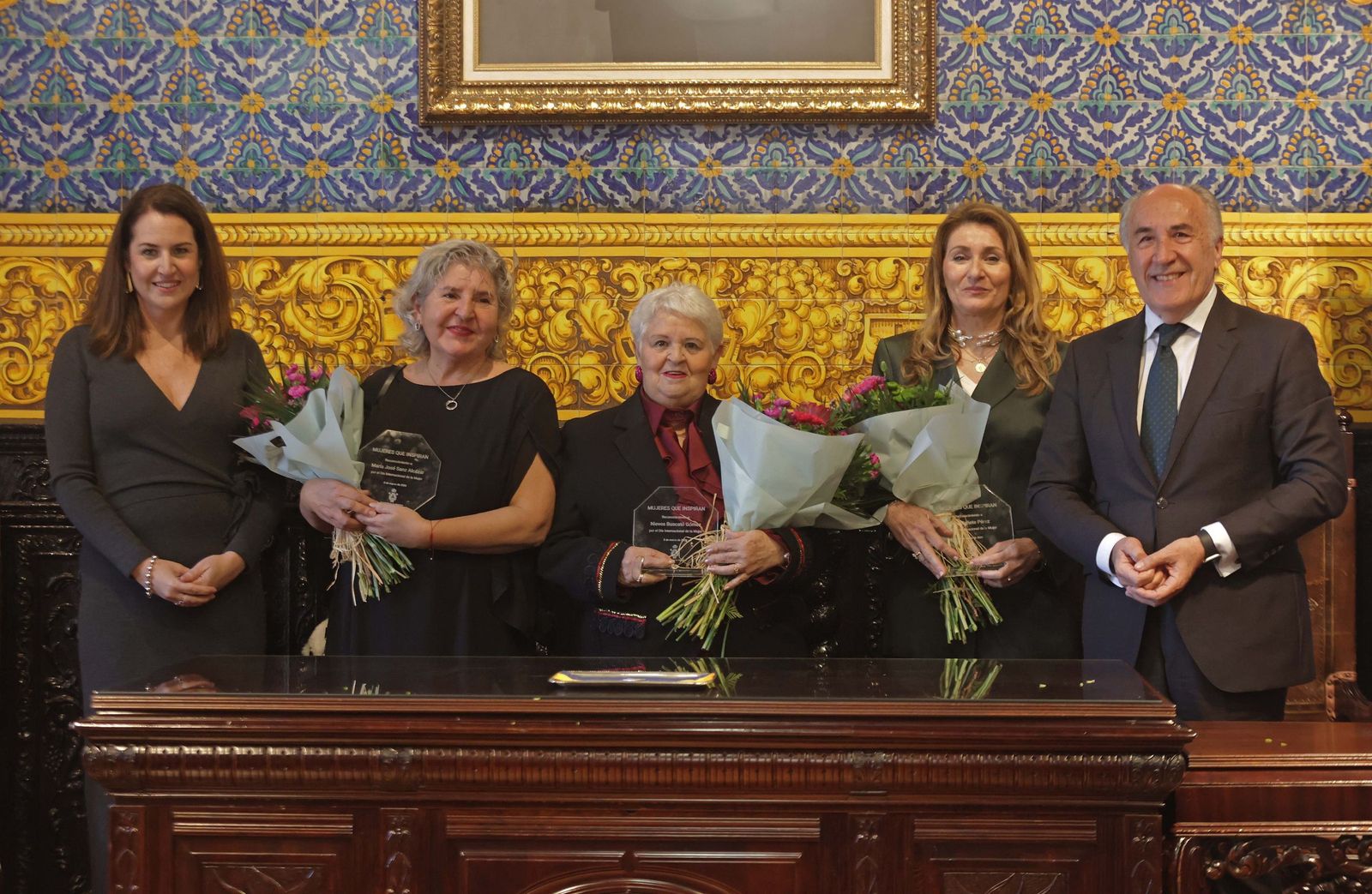 Fotos del acto institucional Mujeres que inspiran en el Ayuntamiento de Algeciras