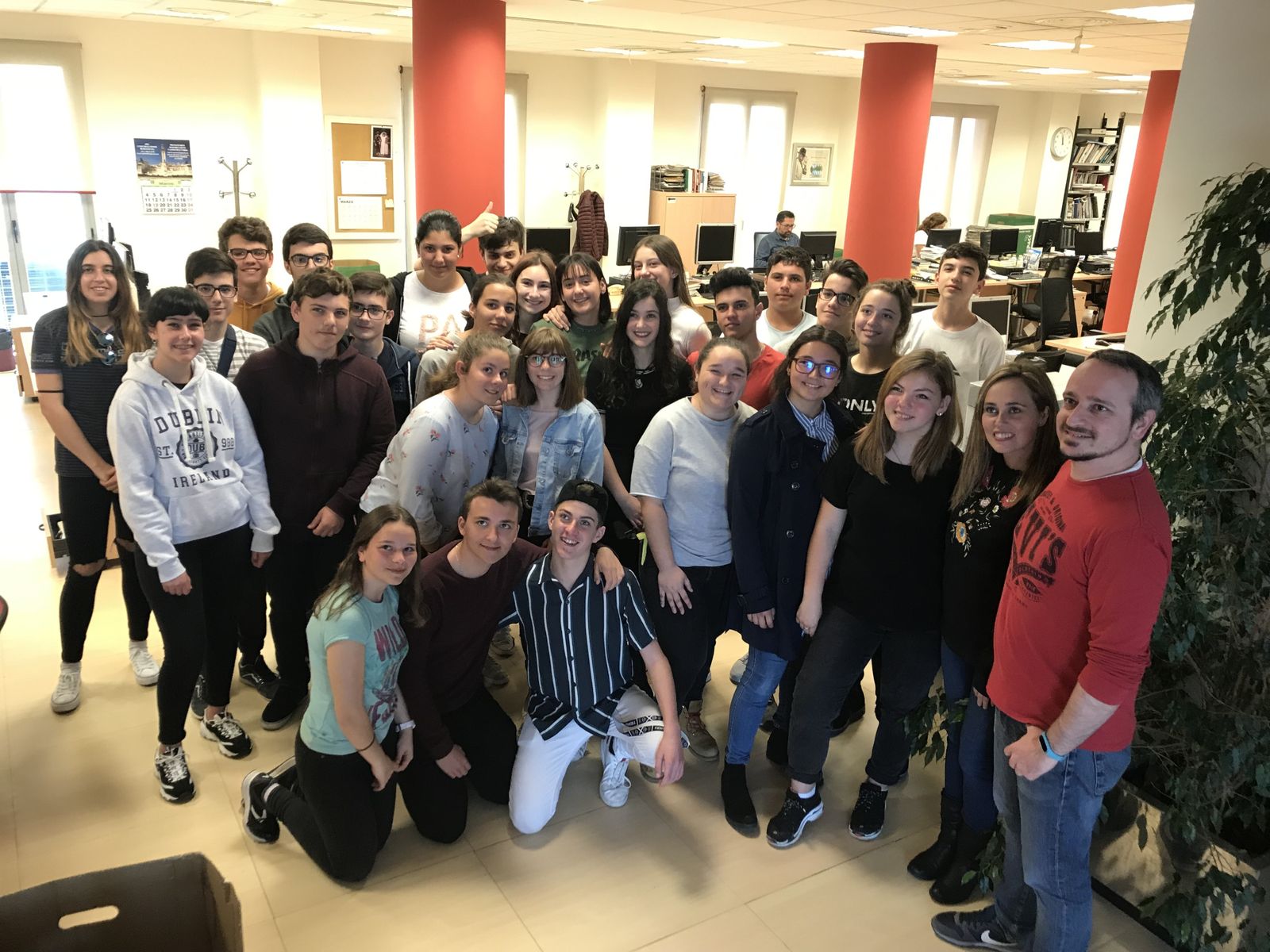 El IES Antonio Muro de Puerto Real visita Diario de Cádiz