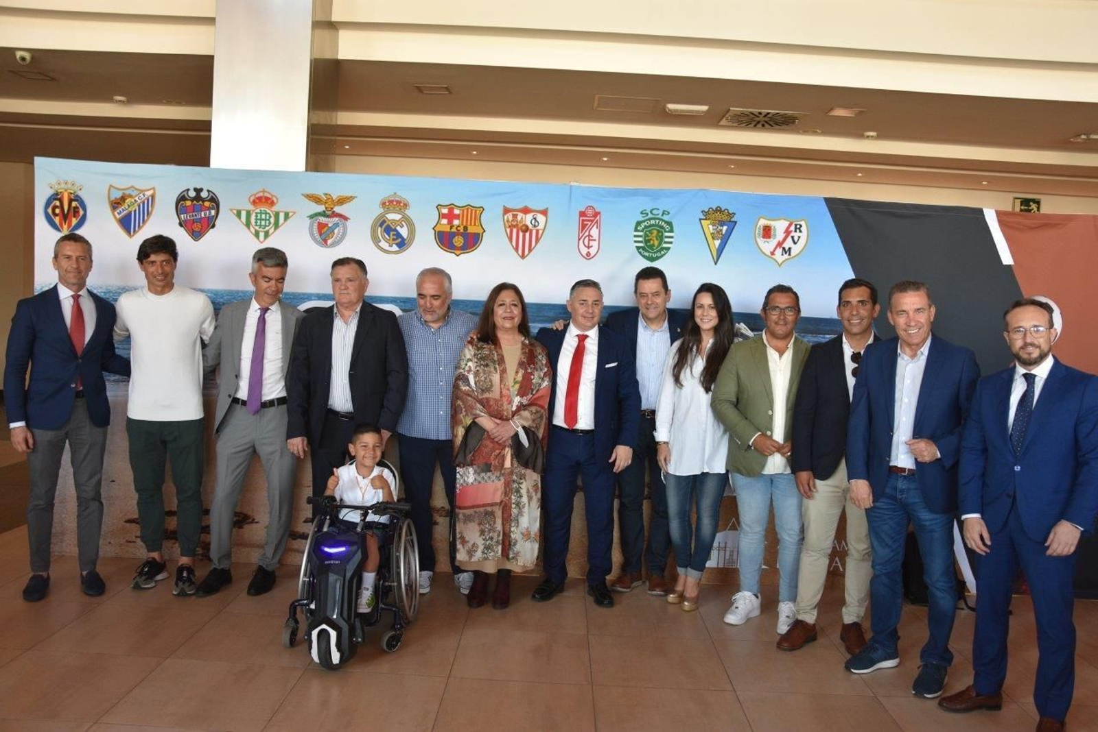 Presentación del troneo en Punta Umbría.