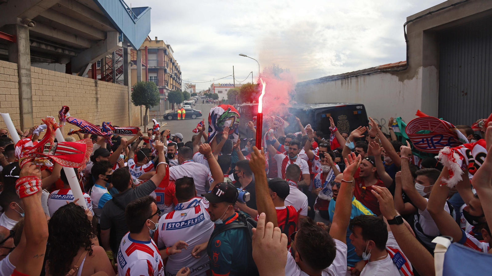 Fotos de la afición del Algeciras CF