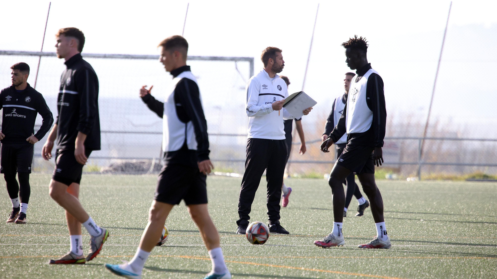 Primer entrenamiento del Xerez DFC en Picadueñas