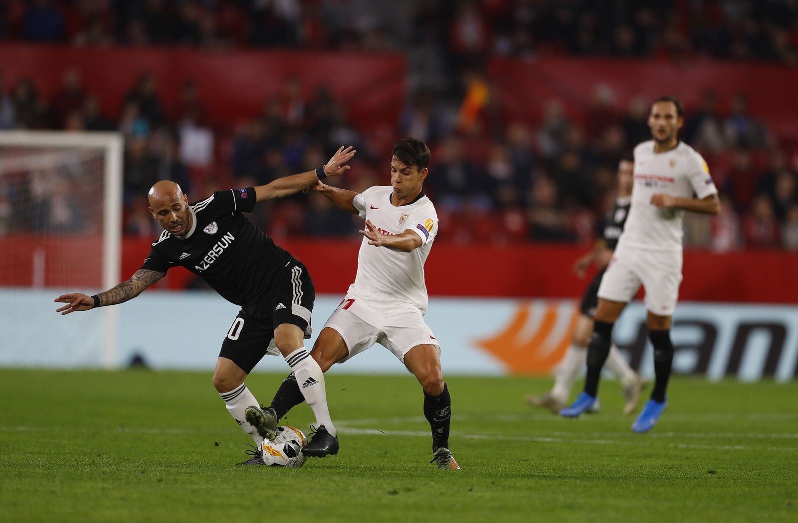 La imágenes del Sevilla fc-Qarabag Fk