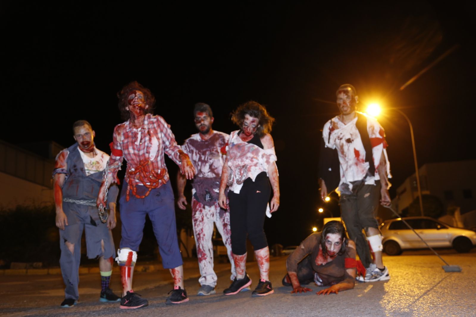 Participantes en el juego de rol, en una edición pasada.