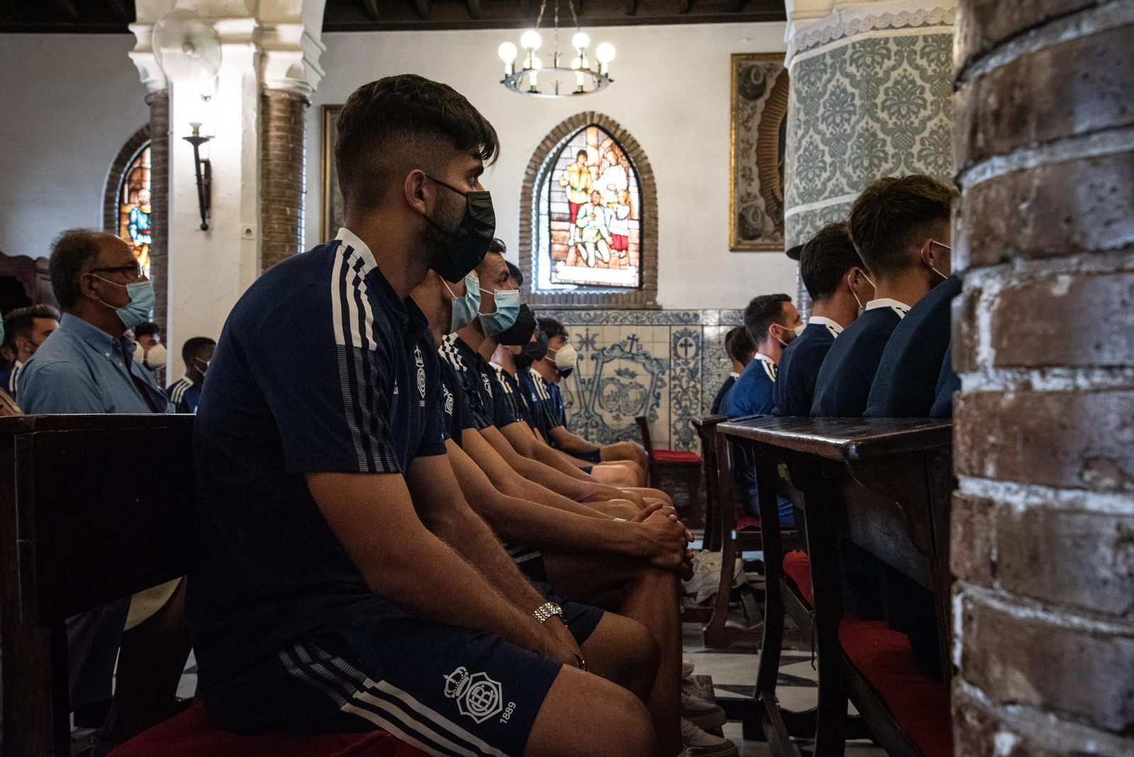 Imágenes de las ofrendas institucionales a la Virgen de La Cinta