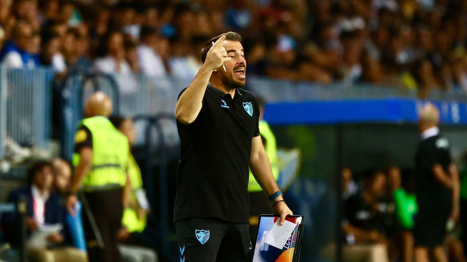 El Málaga CF - Elche, en fotos