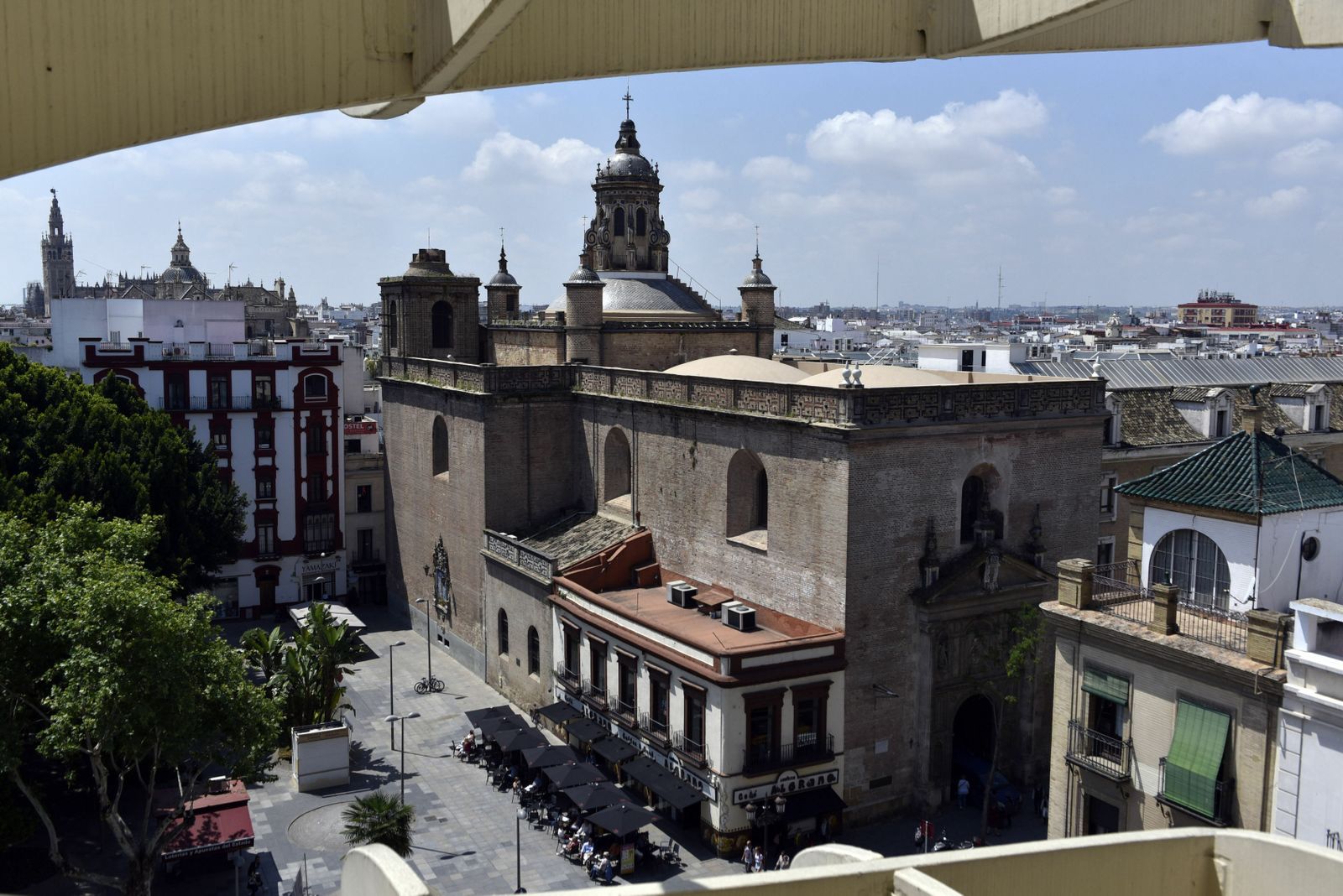 La iglesia de la Anunciación vista desde el mirador de las ‘setas’.